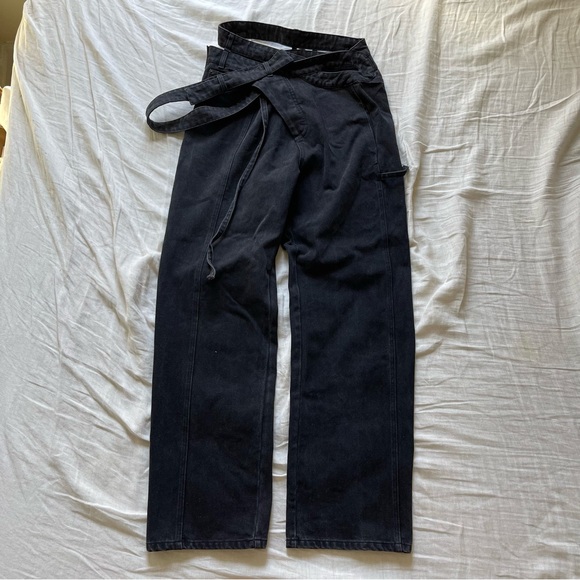 Ottolinger Black Wrap Jeans - Picture 2 of 4